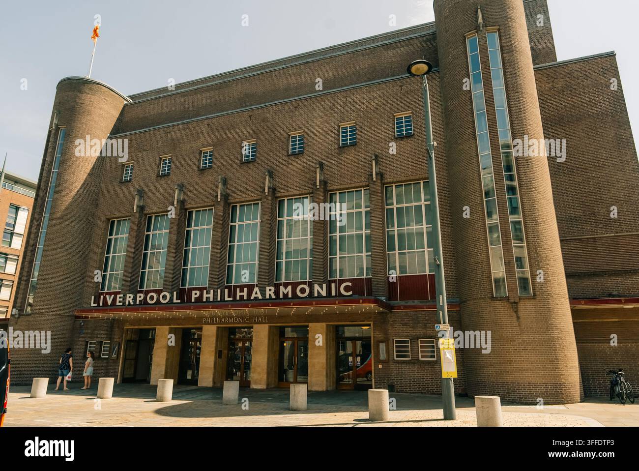 Façade de la Liverpool Philharmonic Hall sur Hope Street à Liverpool, Angleterre, Royaume-Uni - 8 septembre 2026. Photo de haute qualité Banque D'Images