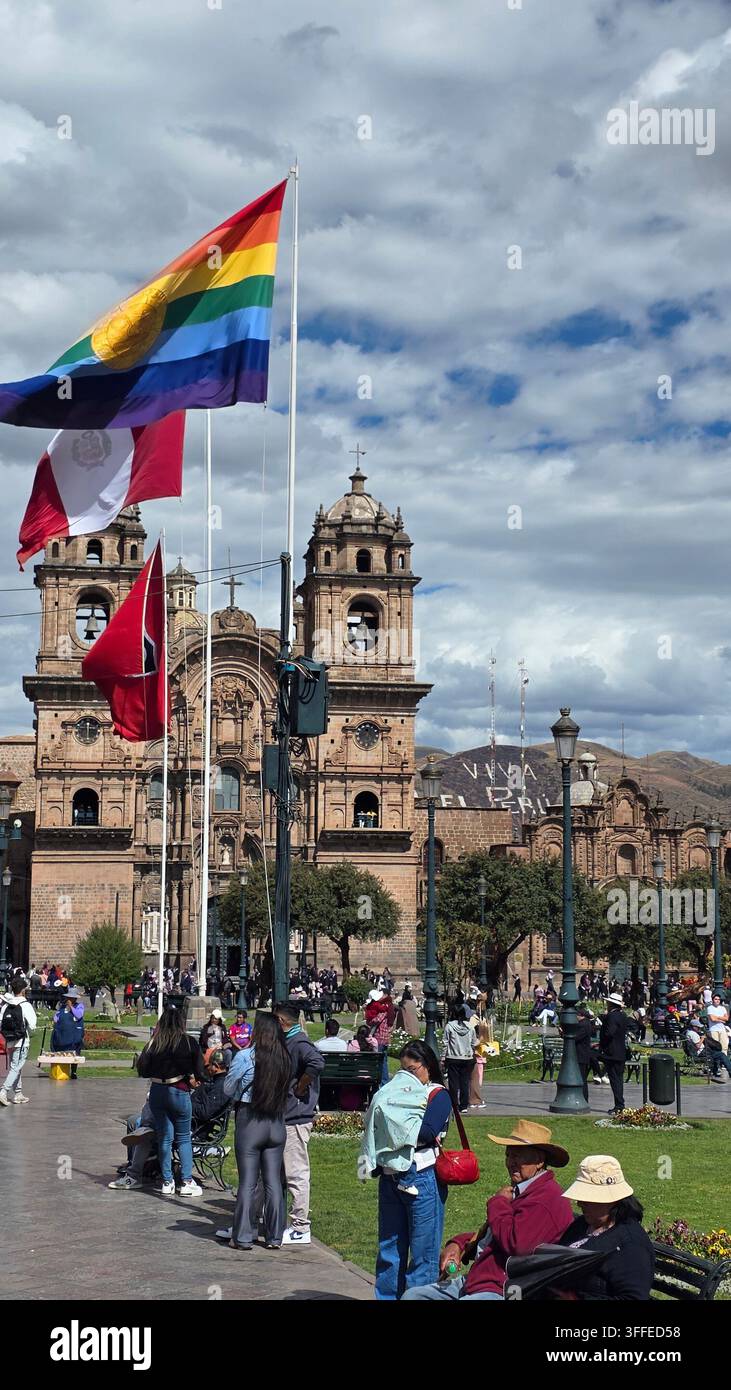 Cusco Pérou - Image de stock capturée avec un smartphone