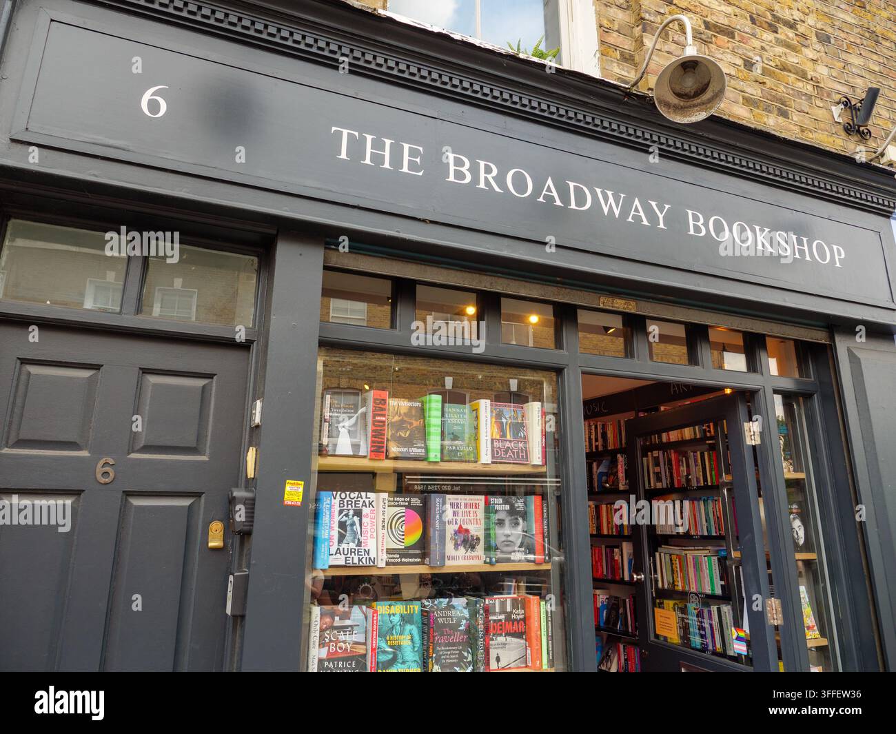 The Broadway Bookshop, Londres, Royaume-Uni Banque D'Images