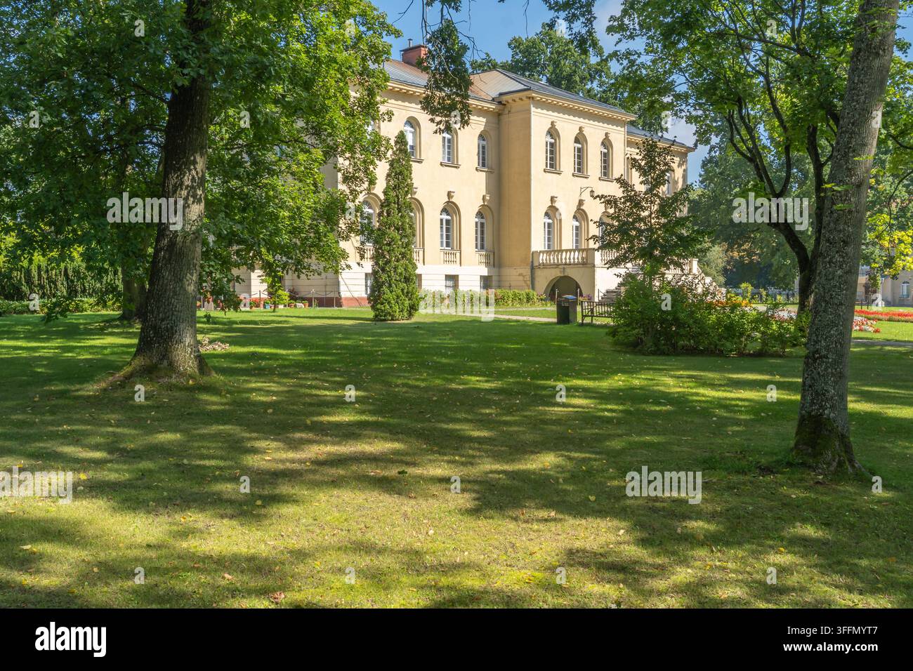 Palais épiscopal de Pelplin – Résidence historique des évêques de Pelplin Banque D'Images