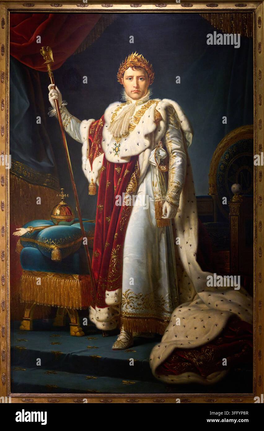 Portrait de l'empereur Napoléon Ier atelier de François Pascal Simon, Paris, 1805-1815, Baron Gérard (1770-1837), Rijksmuseum, Amsterdam, Pays-Bas Banque D'Images
