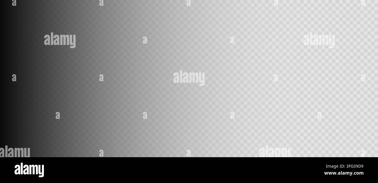 Dégradé vertical du noir au transparent. Effet d'ombre dégradé créant une superposition pour les compositions et calques minimalistes modernes Illustration de Vecteur