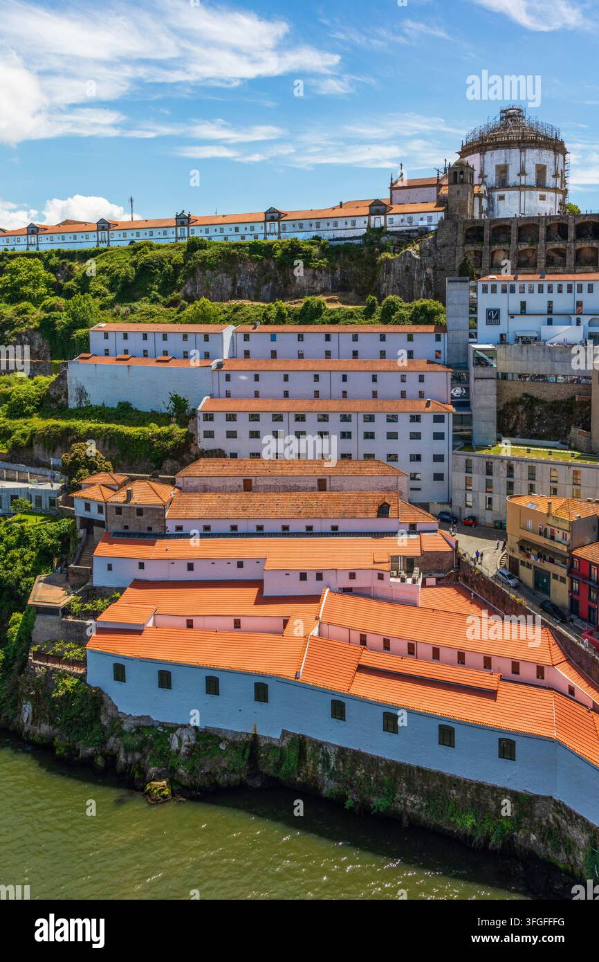Ville sœur de Porto Vila Nova de Gaia avec sa longue tradition de vin de Porto, Porto, Portugal, Vila Nova de Gaia, nord du Portugal, Portugal Banque D'Images