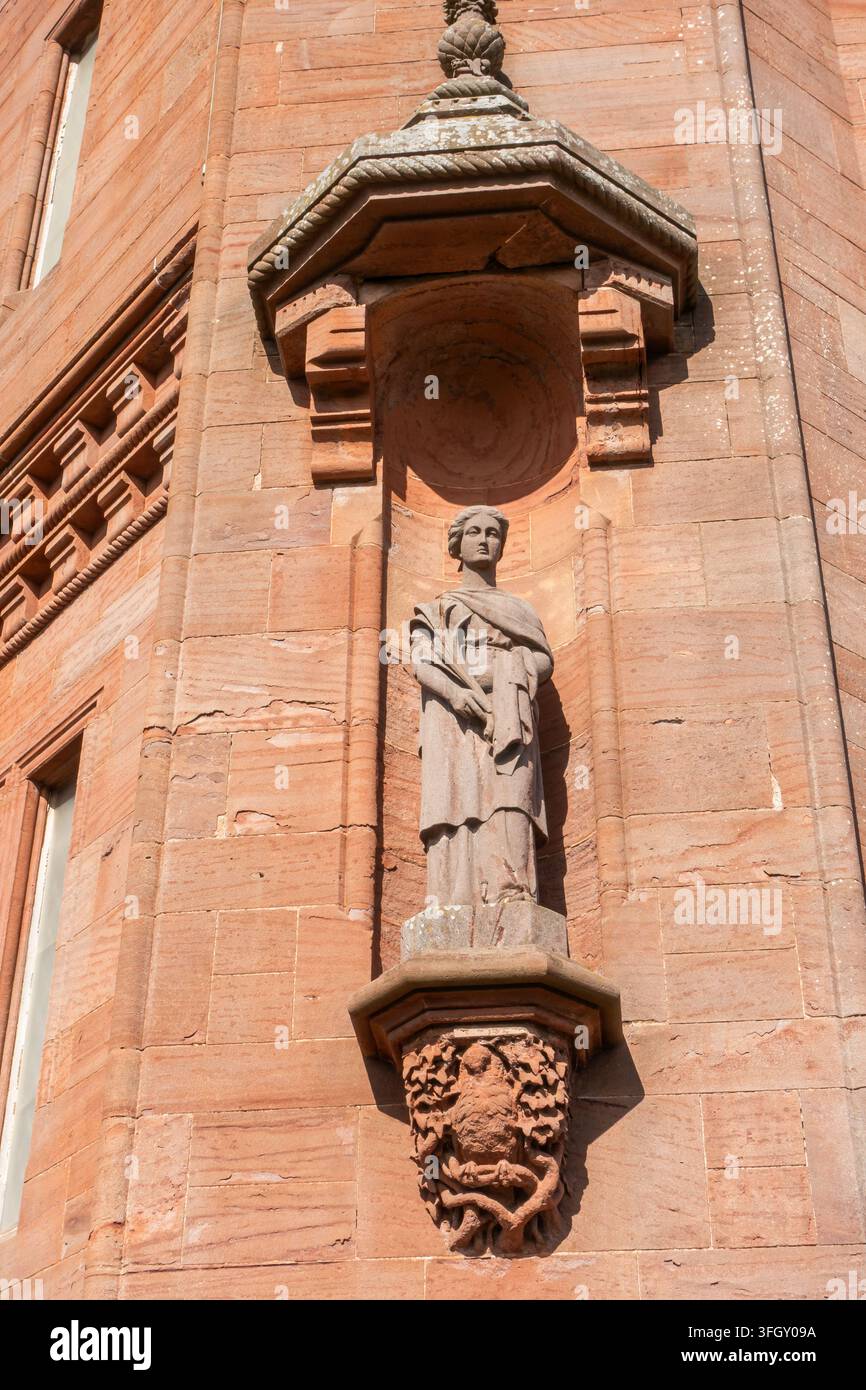 Chapelle funéraire, Arbroath, Angus, Écosse Banque D'Images