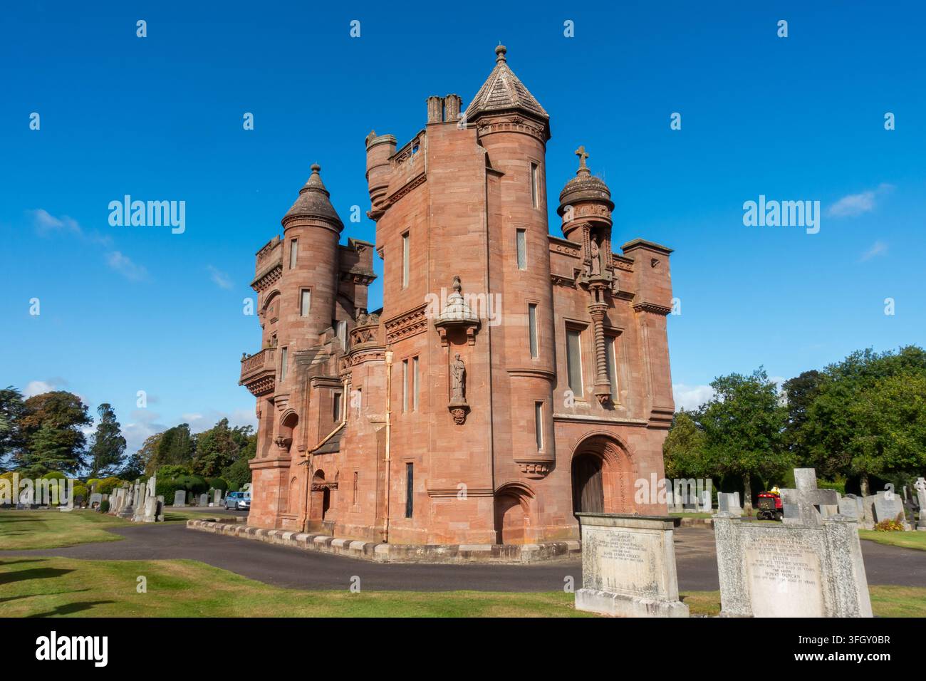 Chapelle funéraire, Arbroath, Angus, Écosse Banque D'Images