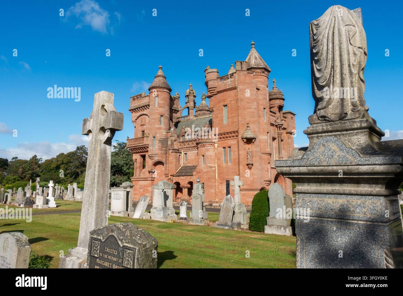 Chapelle funéraire, Arbroath, Angus, Écosse Banque D'Images