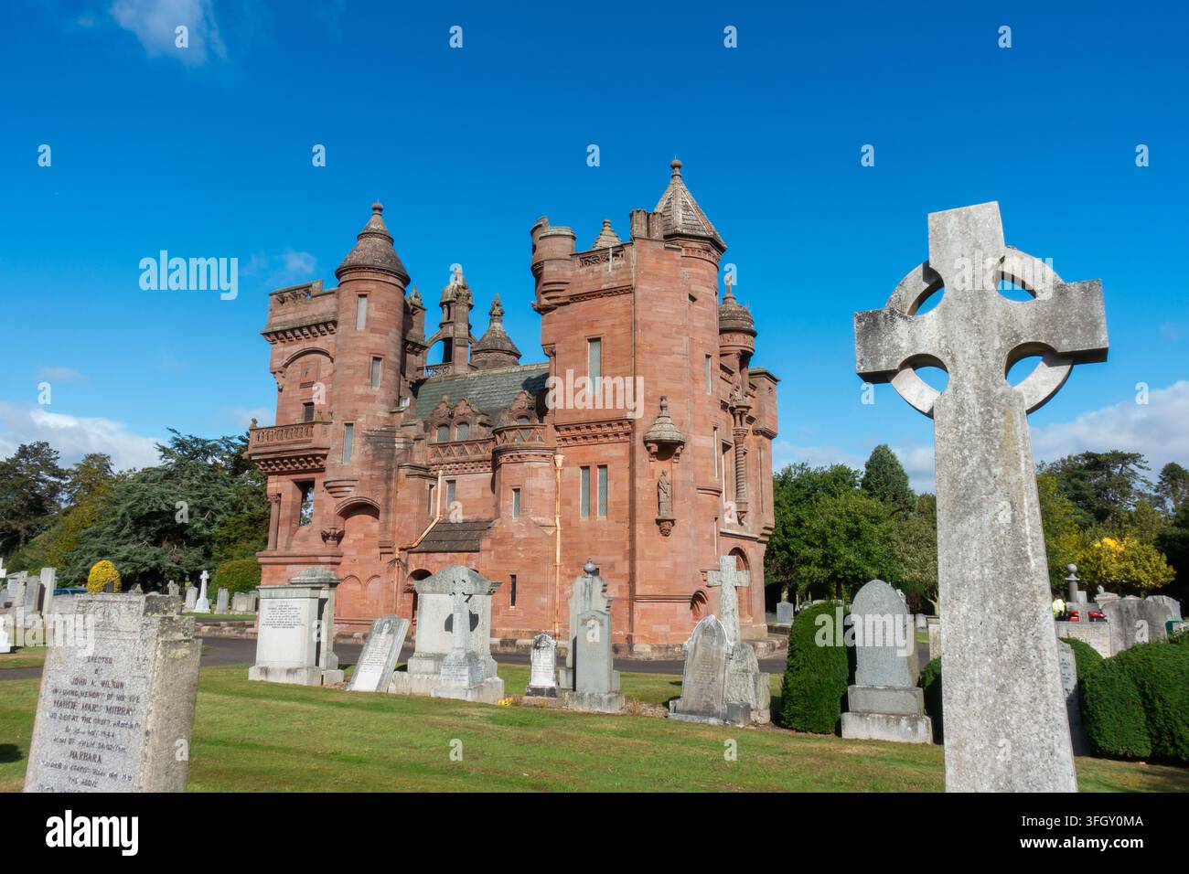 Chapelle funéraire, Arbroath, Angus, Écosse Banque D'Images