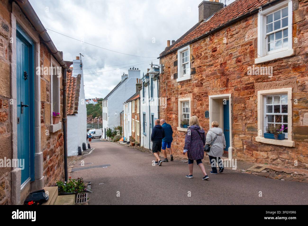 Village de Crail, Fife, Écosse, un joli village de pêcheurs Banque D'Images