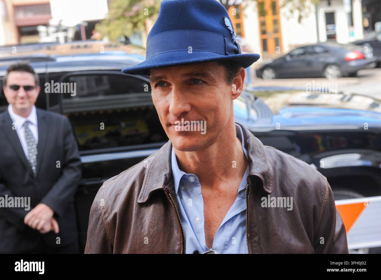 Matthew McConaughey avant une projection de « Mud » lors du South by Southwest, Austin, Texas, le 10 mars 2013. (Photo de John Anderson/The Austin Chronicle) Banque D'Images