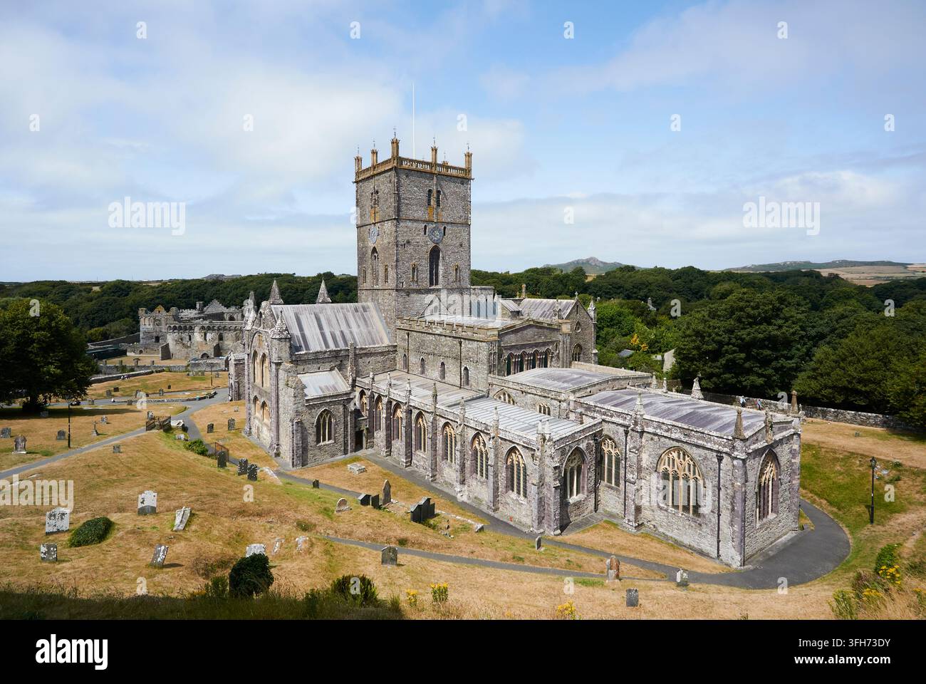Cathédrale de St David, St David, Pays de Galles, Royaume-Uni Banque D'Images