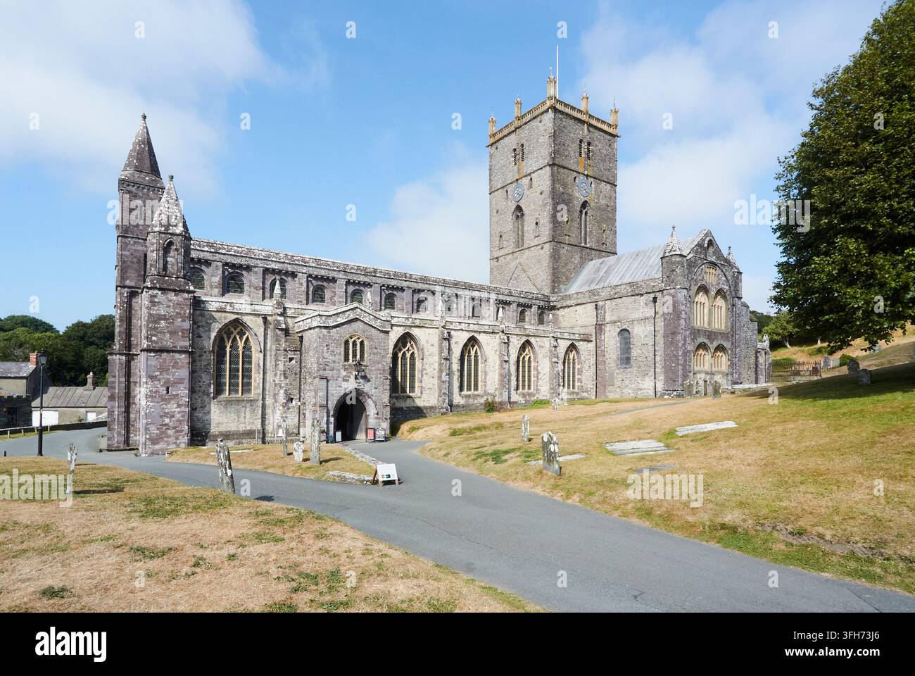 Cathédrale de St David, St David, Pays de Galles, Royaume-Uni Banque D'Images