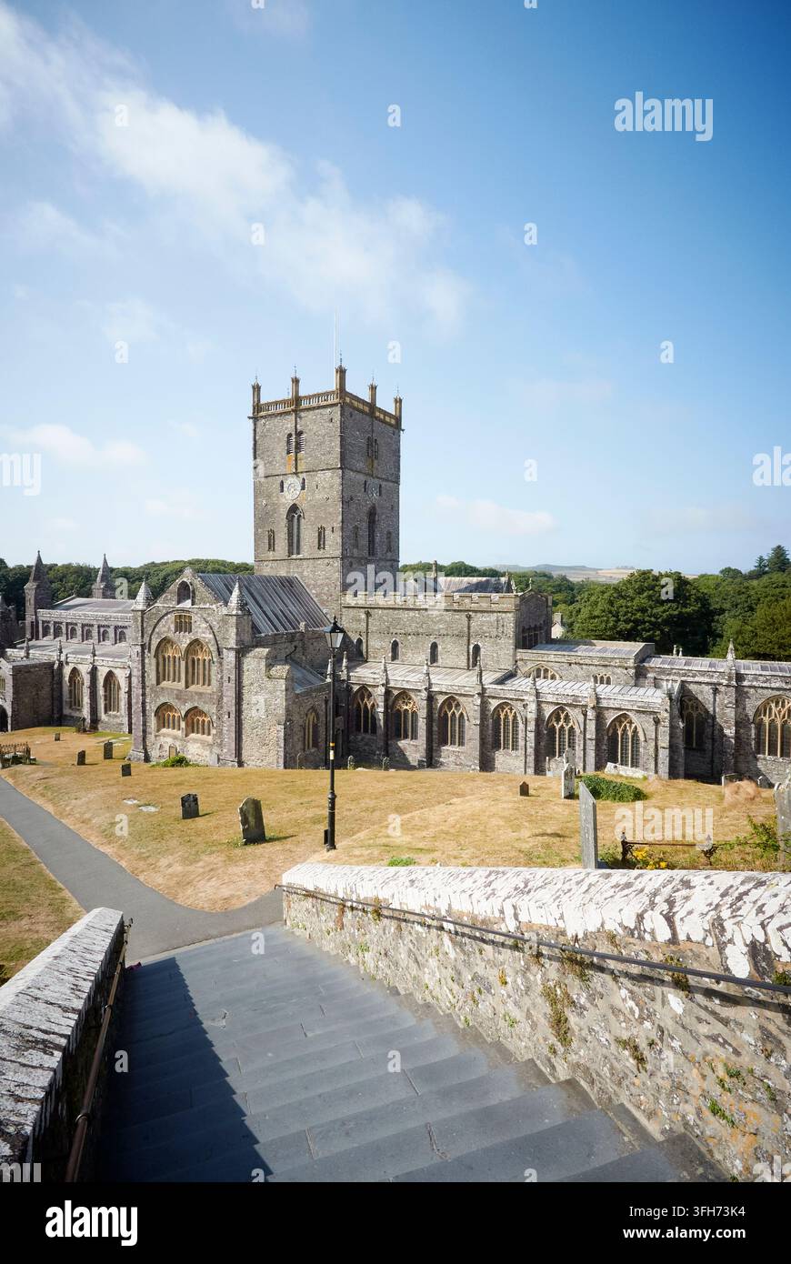 Cathédrale de St David, St David, Pays de Galles, Royaume-Uni Banque D'Images