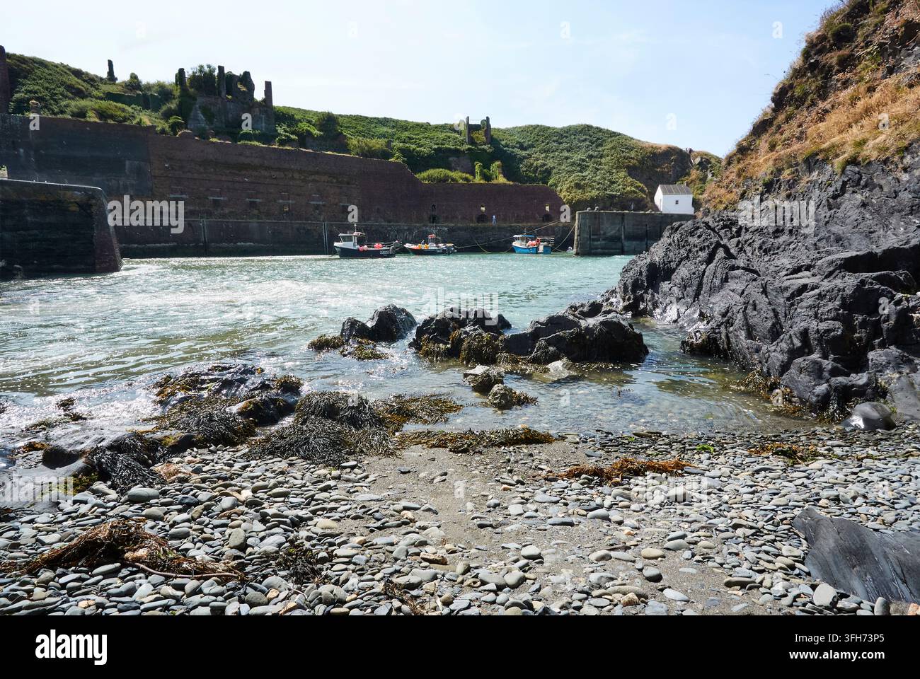 Porthgain, Pays de Galles, Royaume-Uni Banque D'Images