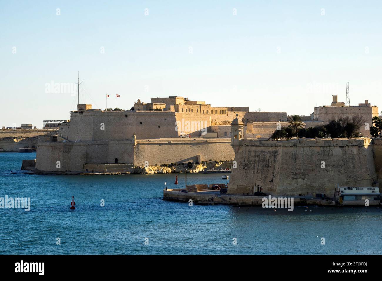 Malte - Valette, péninsule de Senglea Banque D'Images