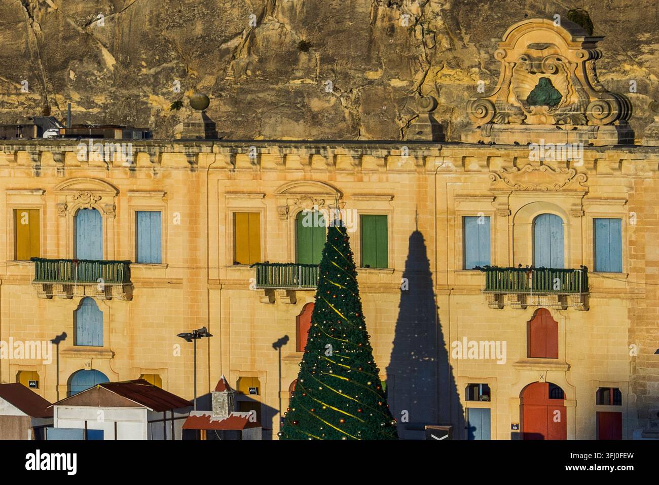 Malte - Valletta, Valletta Waterfront Banque D'Images