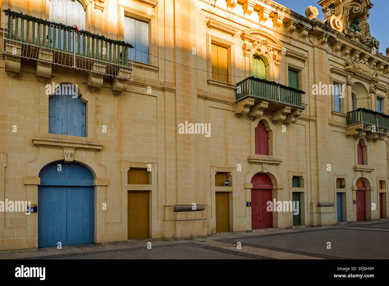 Malte - Valletta, Valletta Waterfront Banque D'Images