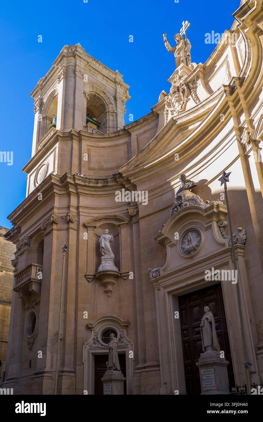 Malte - La Valette, Église orthodoxe Saint-Nicolas Banque D'Images