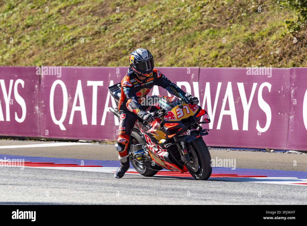 IPA88672501 - Pedro Acosta lors du Grand Prix d'Autriche, Championnat du monde de MotoGP en Autriche, Autriche, 18 septembre 2026 Banque D'Images