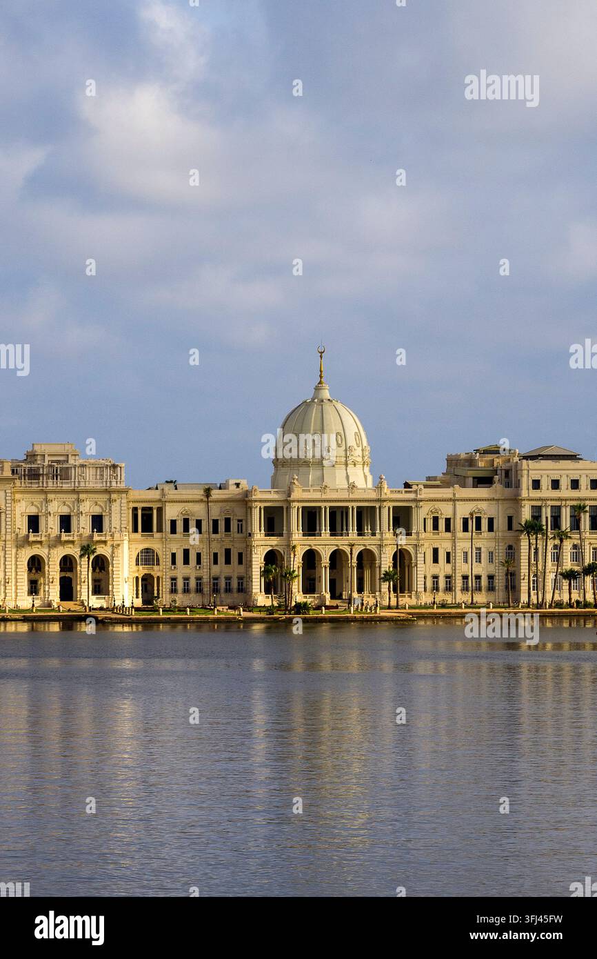 Égypte - Alexandrie, le palais de Ras Al Tin au port Banque D'Images