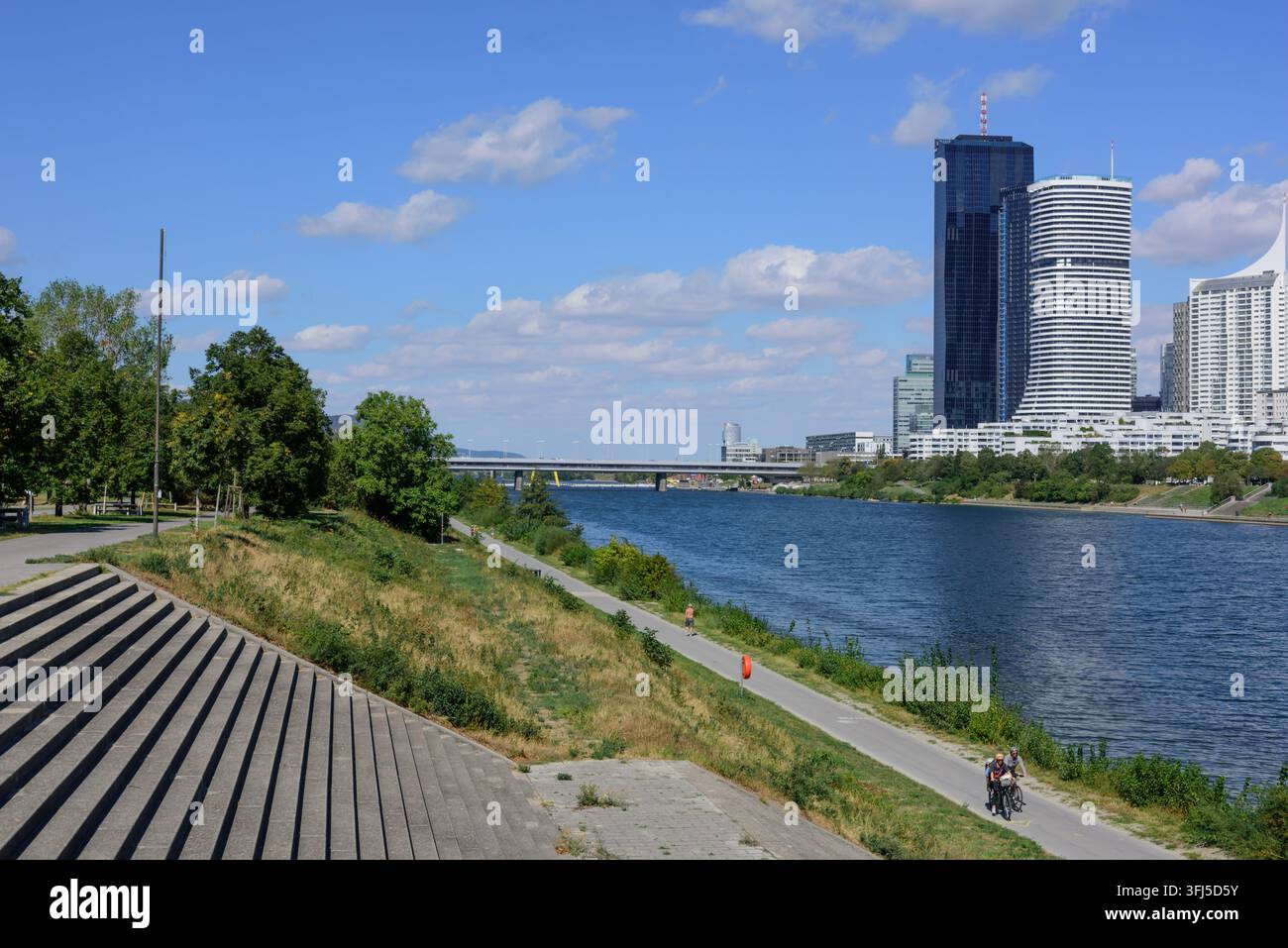 Vienne, Nouvelle Danube, Île du Danube // Vienna, New Danube, Danube Island Banque D'Images