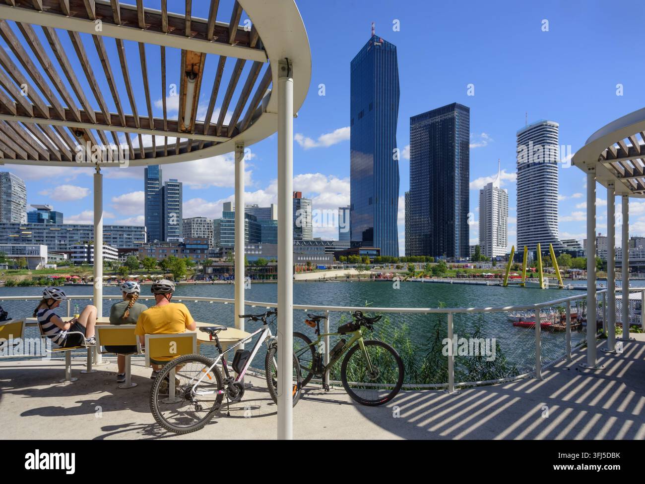 Vienne, Nouvelle Danube, Île du Danube // Vienna, New Danube, Danube Island Banque D'Images
