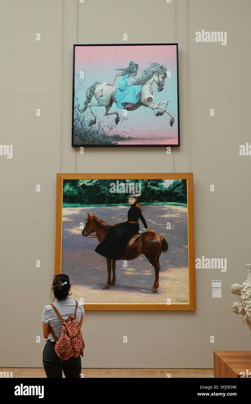 Paris, Petit Palais, Exposition d'art urbain « We are still here » // Paris, Petit Palais, Exposition d'art urbain « We are still here » Banque D'Images