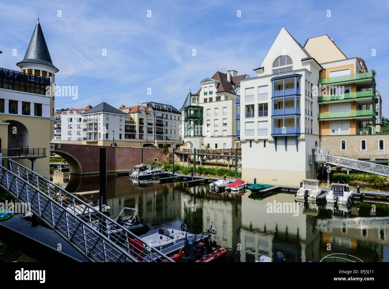 Val-d'Oise près de Paris, Seine Parisii // Val-d'Oise près de Paris, Seine Parisii Banque D'Images