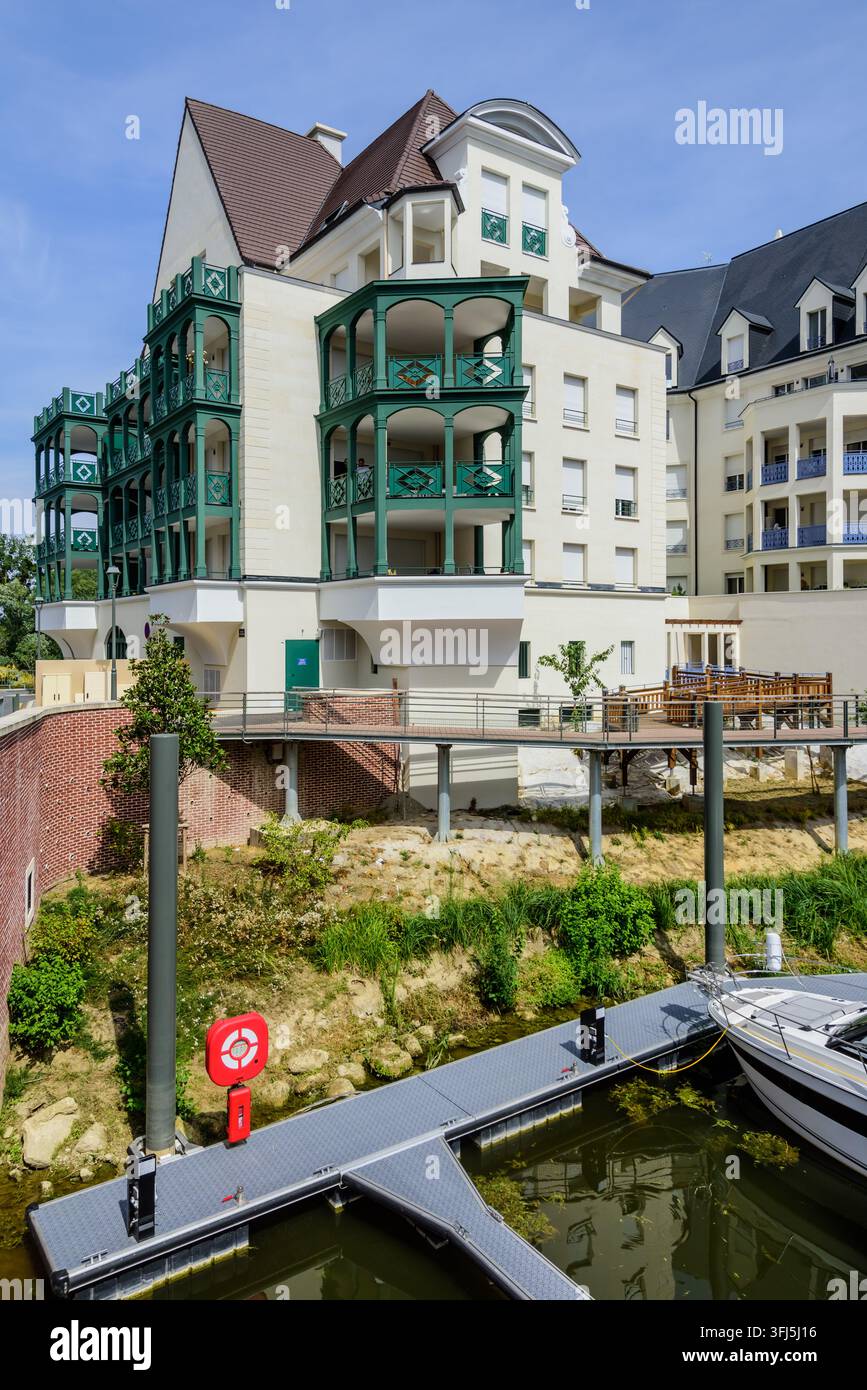 Val-d'Oise près de Paris, Seine Parisii // Val-d'Oise près de Paris, Seine Parisii Banque D'Images