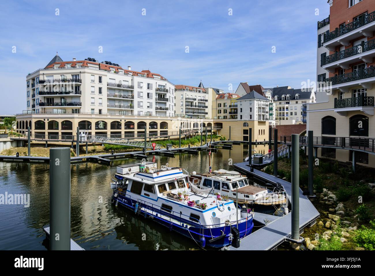 Val-d'Oise près de Paris, Seine Parisii // Val-d'Oise près de Paris, Seine Parisii Banque D'Images