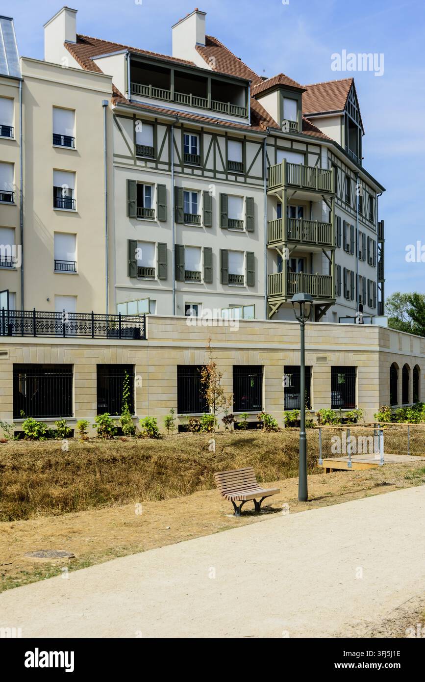 Val-d'Oise près de Paris, Seine Parisii // Val-d'Oise près de Paris, Seine Parisii Banque D'Images