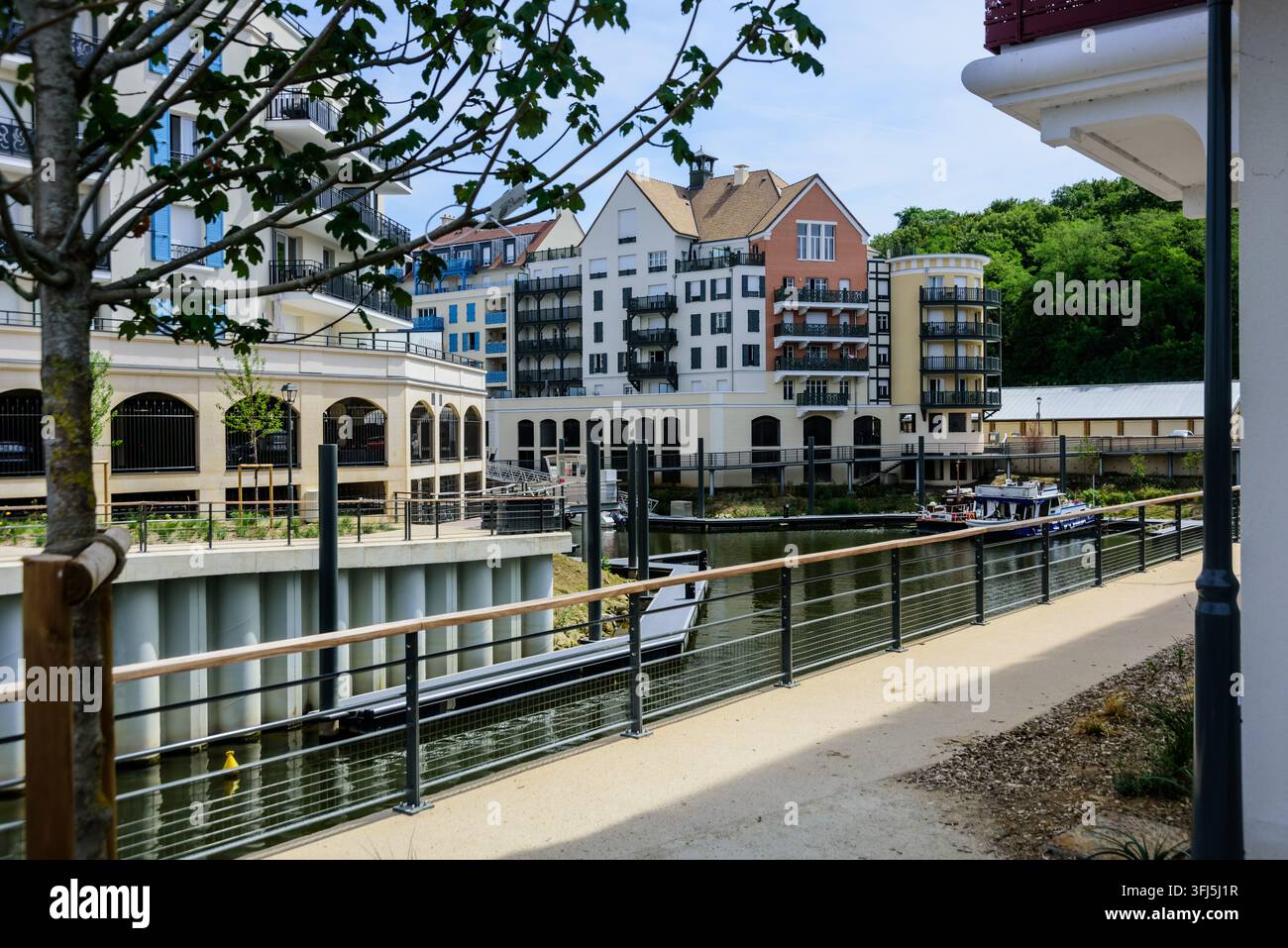 Val-d'Oise près de Paris, Seine Parisii // Val-d'Oise près de Paris, Seine Parisii Banque D'Images
