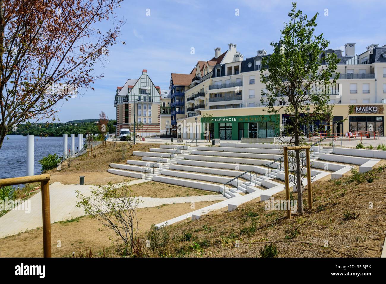 Val-d'Oise près de Paris, Seine Parisii // Val-d'Oise près de Paris, Seine Parisii Banque D'Images