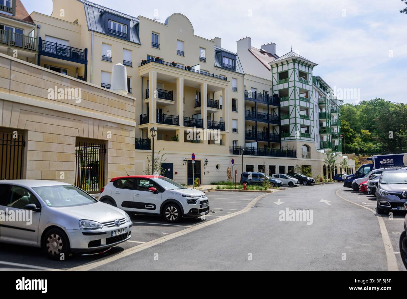 Val-d'Oise près de Paris, Seine Parisii // Val-d'Oise près de Paris, Seine Parisii Banque D'Images