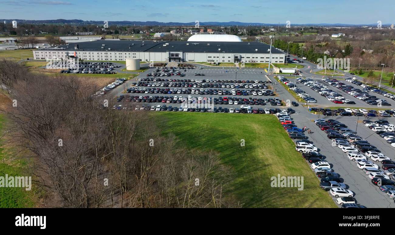 Parc de stationnement sportif de Spooky Nook. Tournois et compétitions d'entraînement athlétique en salle, Salunga, Pennsylvanie. Banque D'Images