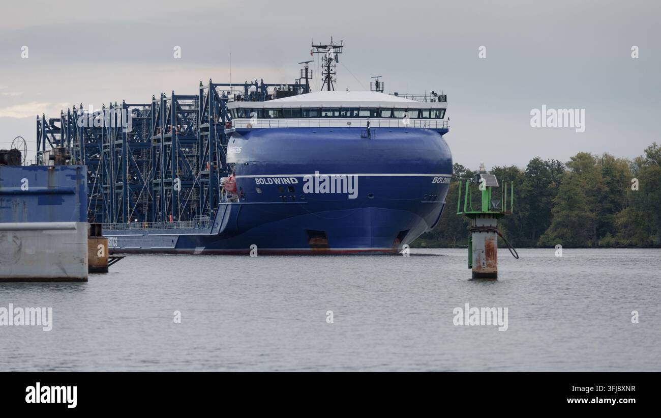 NAVIRE OFFSHORE Banque D'Images