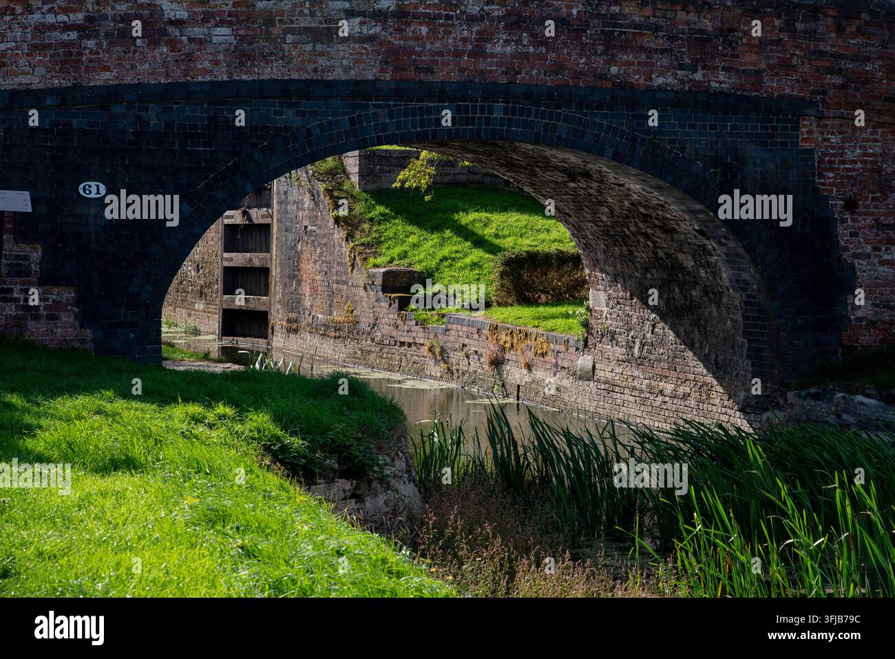 Pont du canal de Grantham Banque D'Images