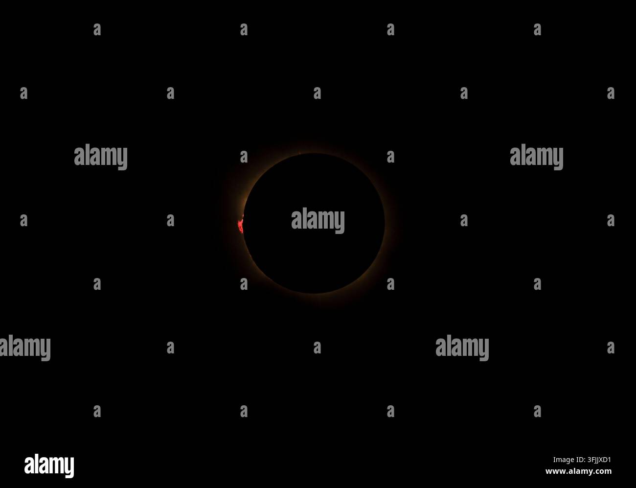 Éclipse totale de soleil 2026 Banque D'Images