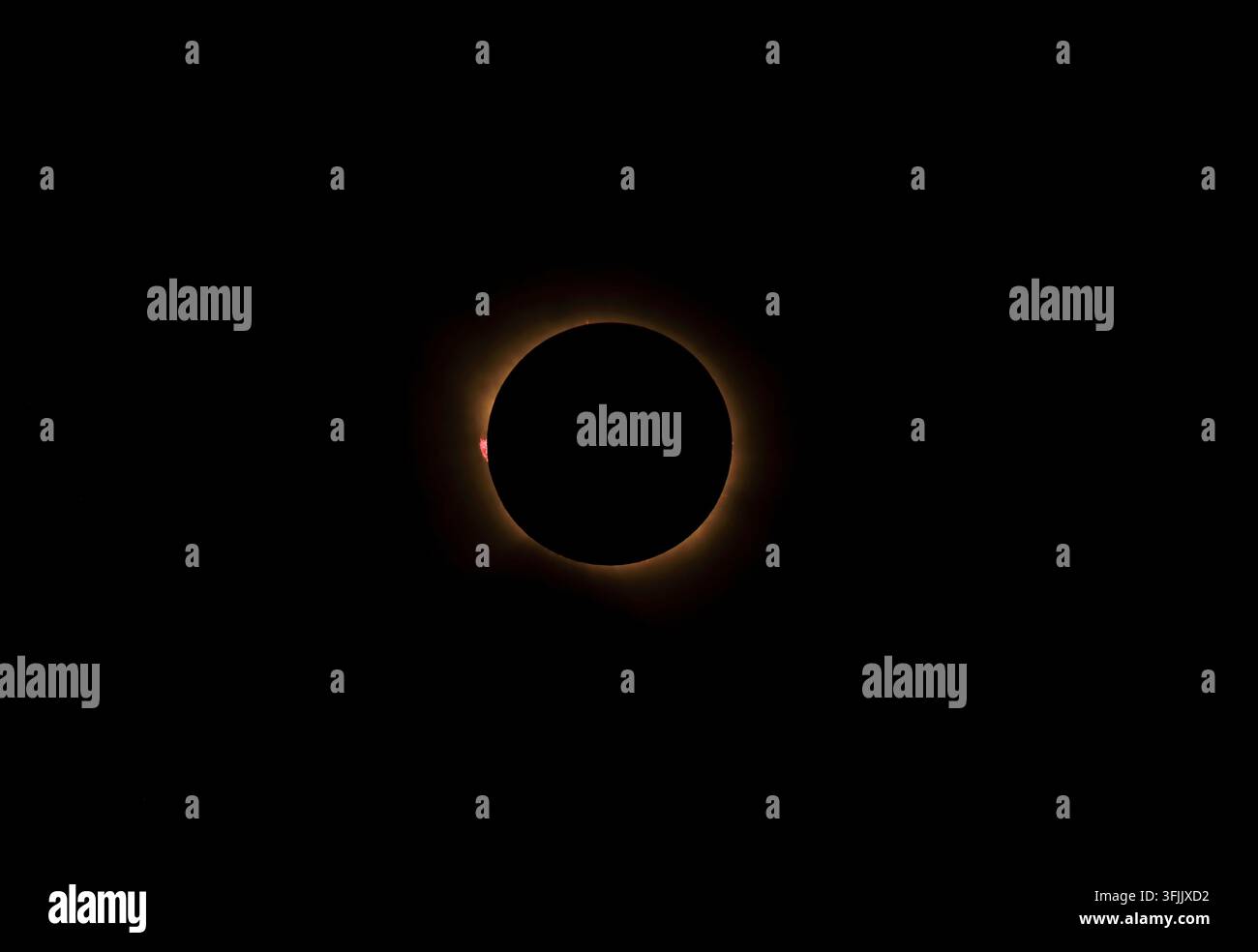 Éclipse totale de soleil 2026 Banque D'Images