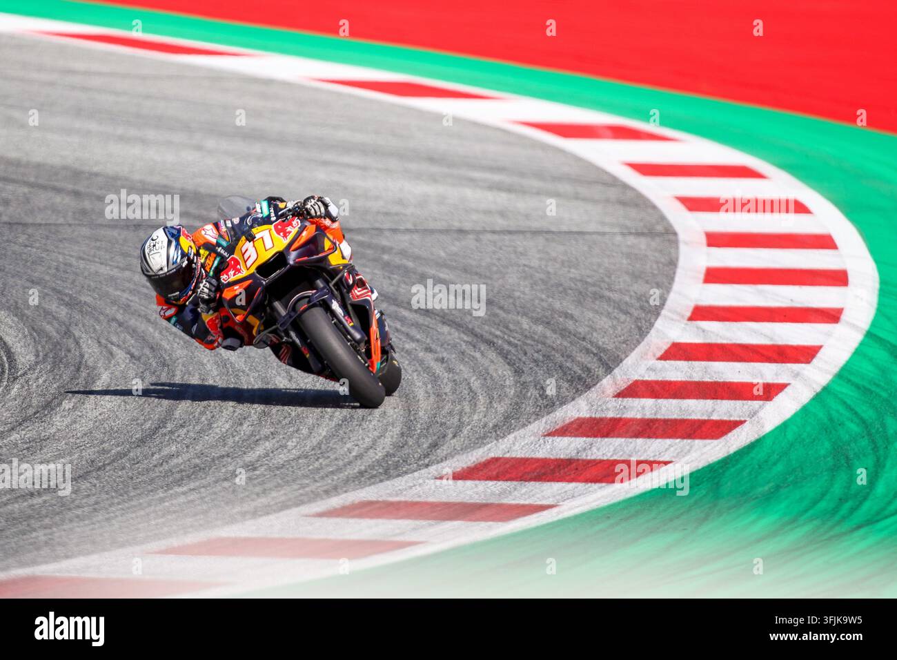 Spielberg, Autriche. 20 sept., 2026. Pedro Acosta de Red Bull KTM, espagnol, court pendant le Grand Prix de MotoGP d'Autriche au Red Bull Ring près de Spielberg, Autriche, le 20 sept. 2026. Crédits : Qian Jun/Xinhua/Alamy Live News Banque D'Images