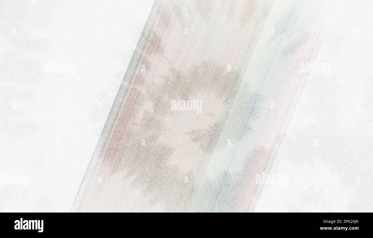 Un fond abstrait délicat et éthéré présentant des lavis d'aquarelle doux et fondus dans des tons sourds sur une surface de papier texturée. Banque D'Images