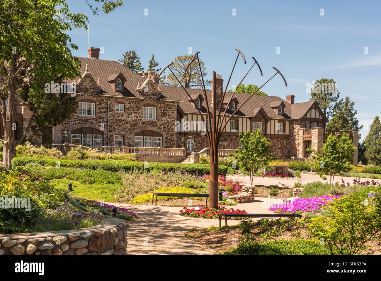 Manoir de Highlands Ranch, investigué plusieurs fois pour des activités paranormales (chasse aux fantômes) par Spirit Paranormal Investigations (SPI), Colorado. Banque D'Images