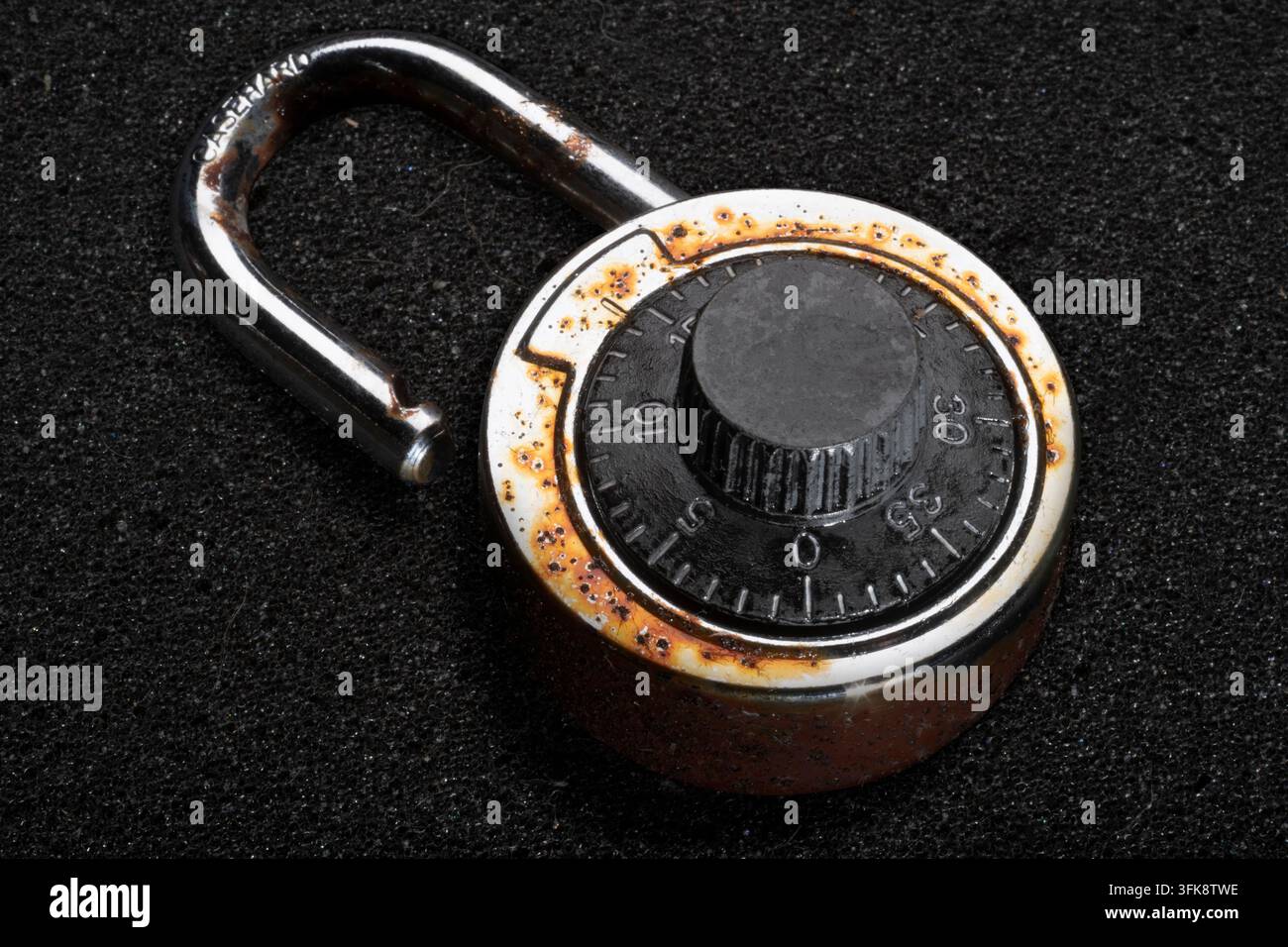 Cadenas de Rusty Banque D'Images