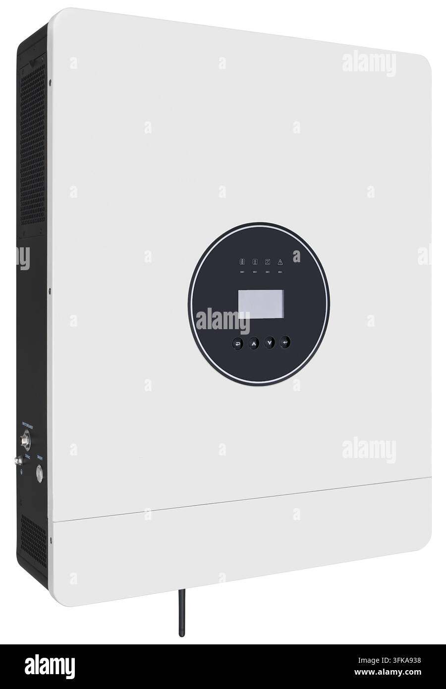 Onduleur solaire moderne avec interface numérique Banque D'Images