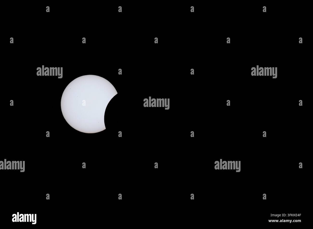 Éclipse solaire. 12 août 2026. Corme, Galice, Espagne Banque D'Images