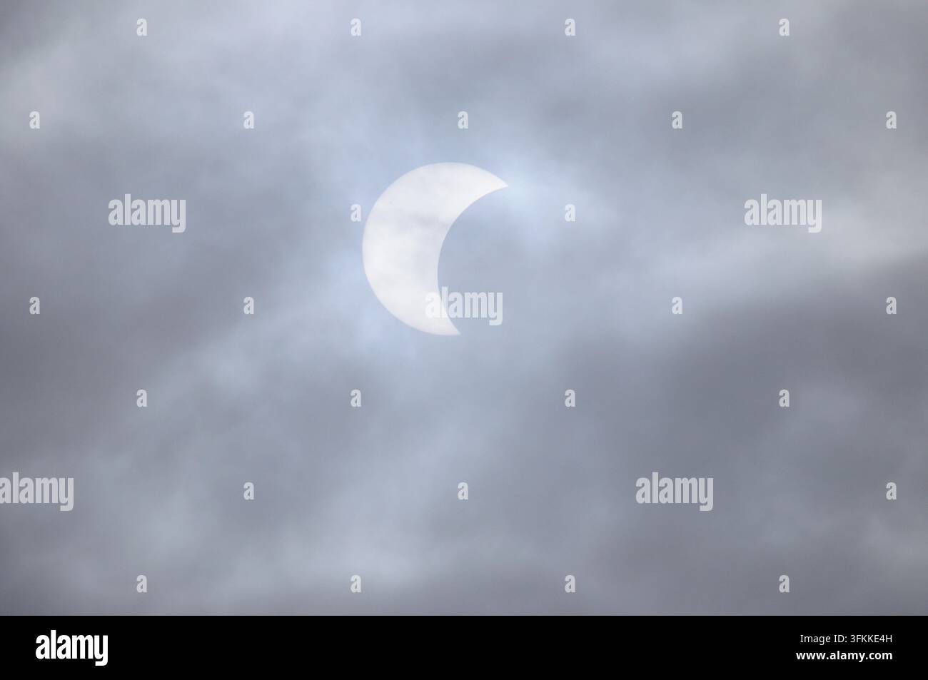 Éclipse solaire. 12 août 2026. Corme, Galice, Espagne Banque D'Images