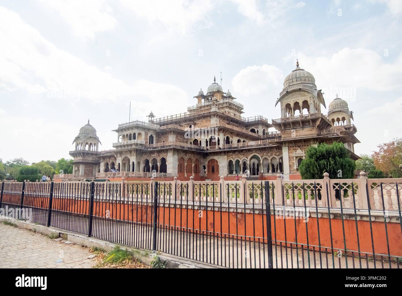 Musée Albert Hall situé à Jaipur, Rajasthan, Inde. Banque D'Images