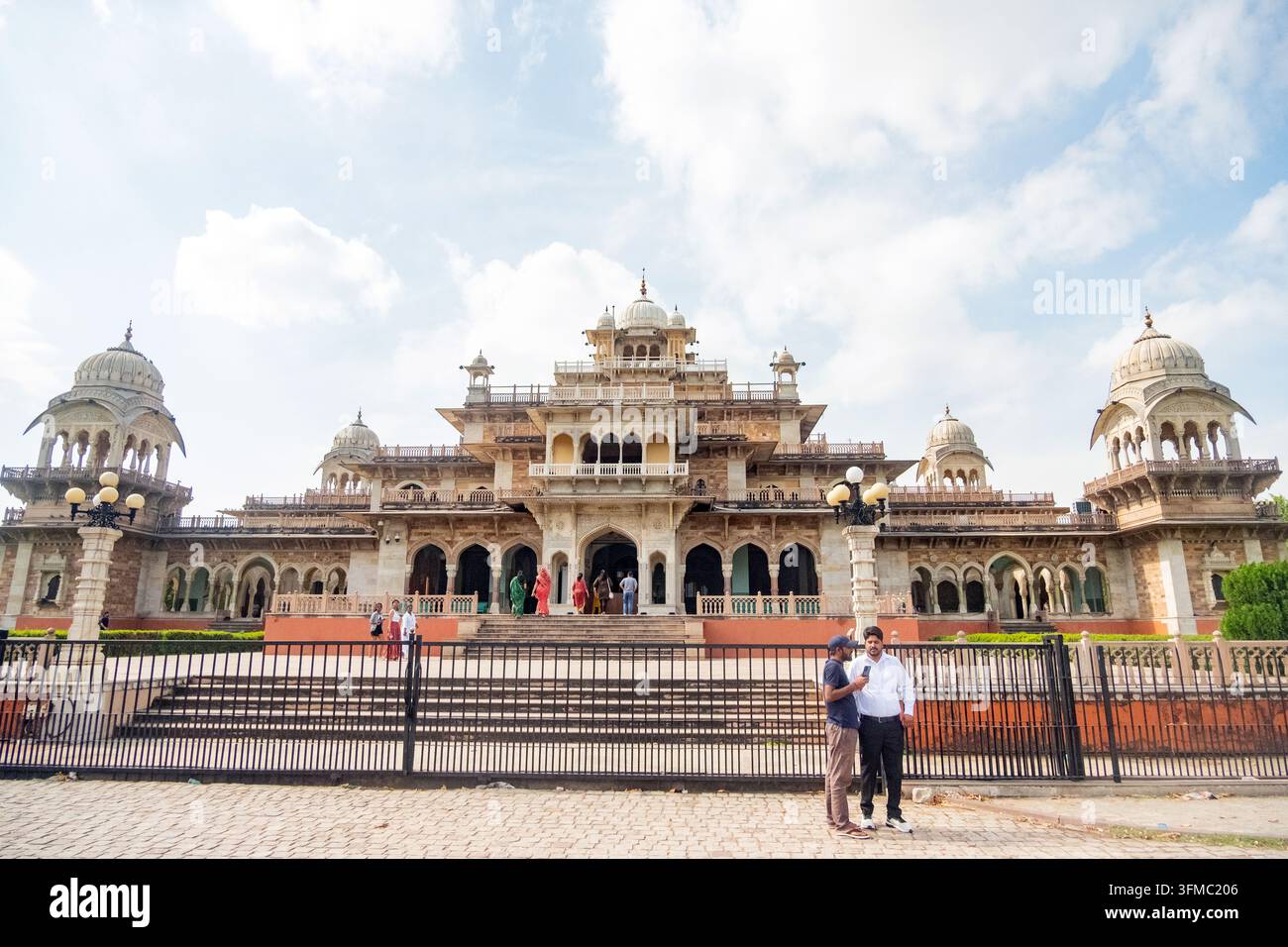Musée Albert Hall situé à Jaipur, Rajasthan, Inde. Banque D'Images