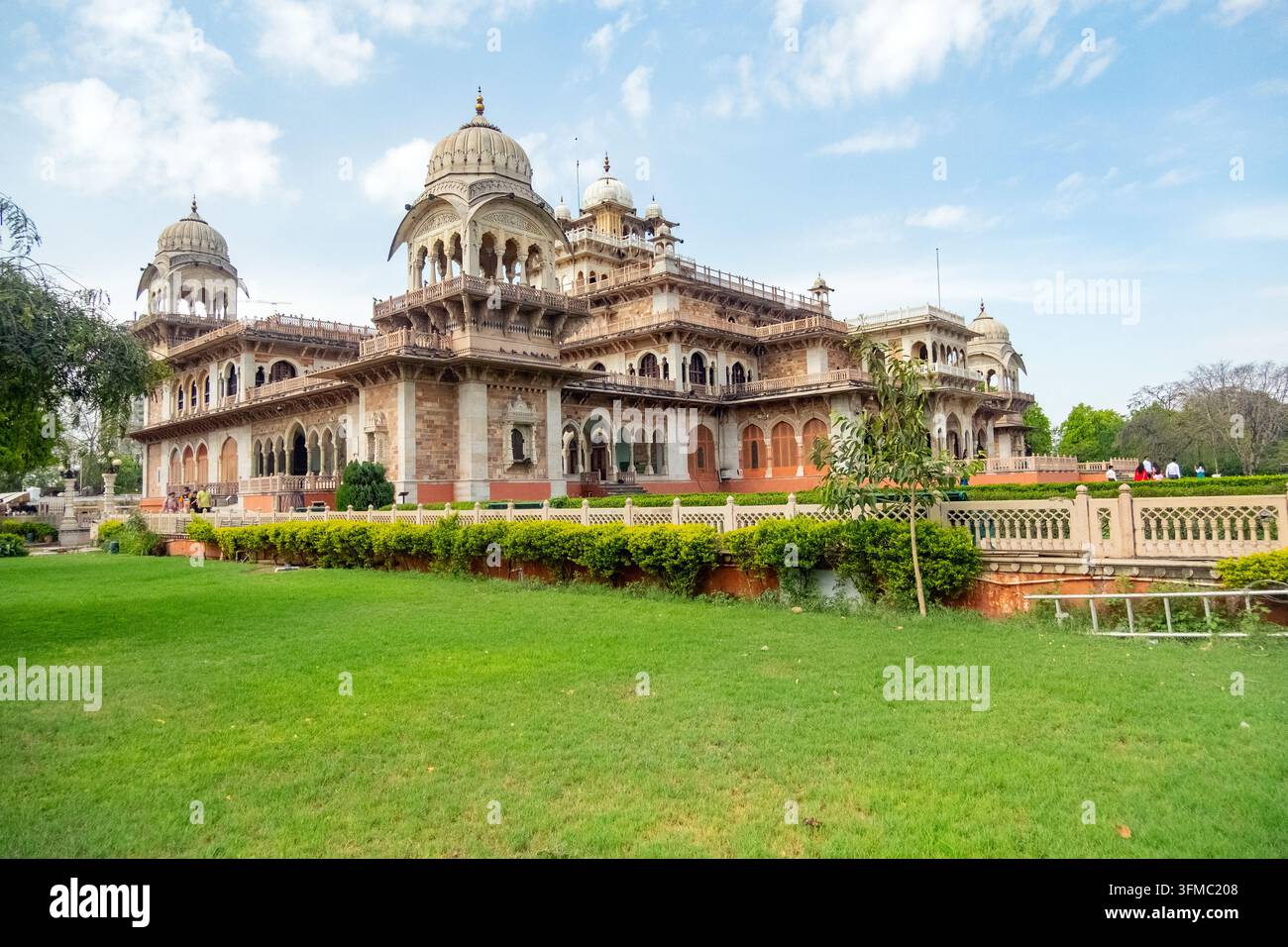 Musée Albert Hall situé à Jaipur, Rajasthan, Inde. Banque D'Images