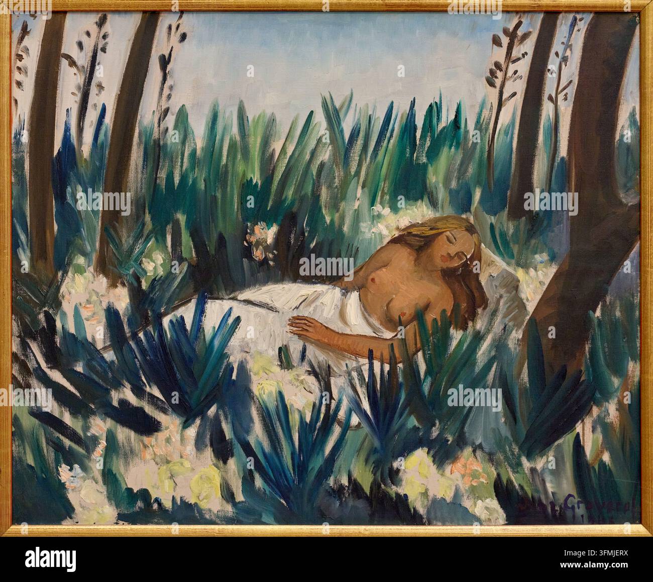 L'Herbe Haute, 1946, Jane Graverol (1905-1984), Musée Old Masters Museum, Bruxelles, Belgique Banque D'Images