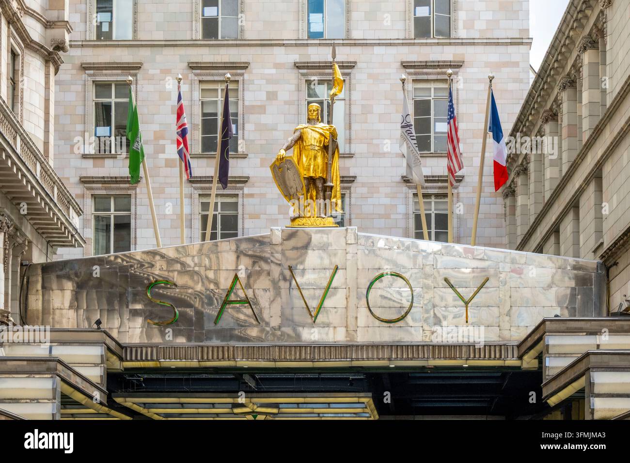 Royaume-Uni, Londres, l'hôtel de luxe Savoy Banque D'Images